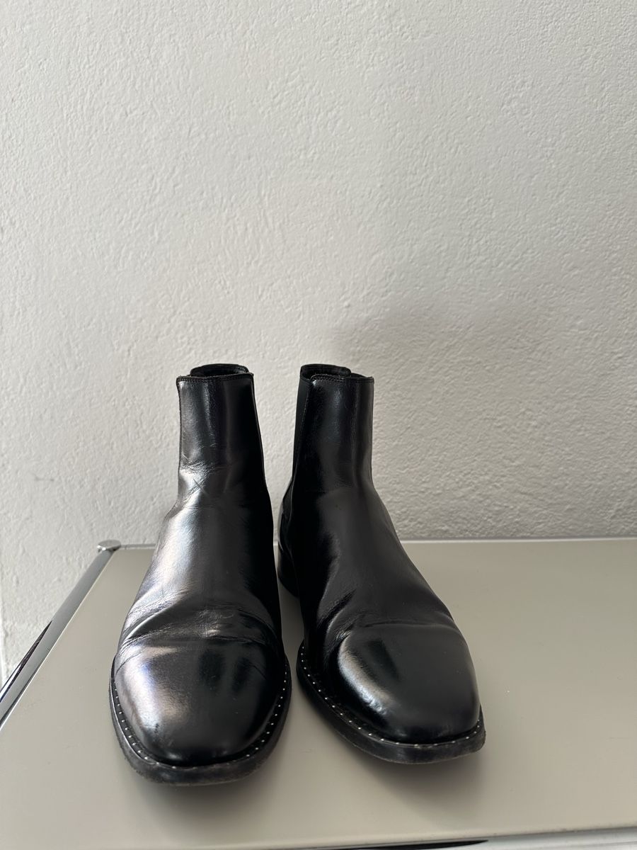 Saint Laurent Scarpe da uomo: Saint Laurent Montaigne Chelsea boots – Usato da Orselina venduto da GIONALERIPO 4