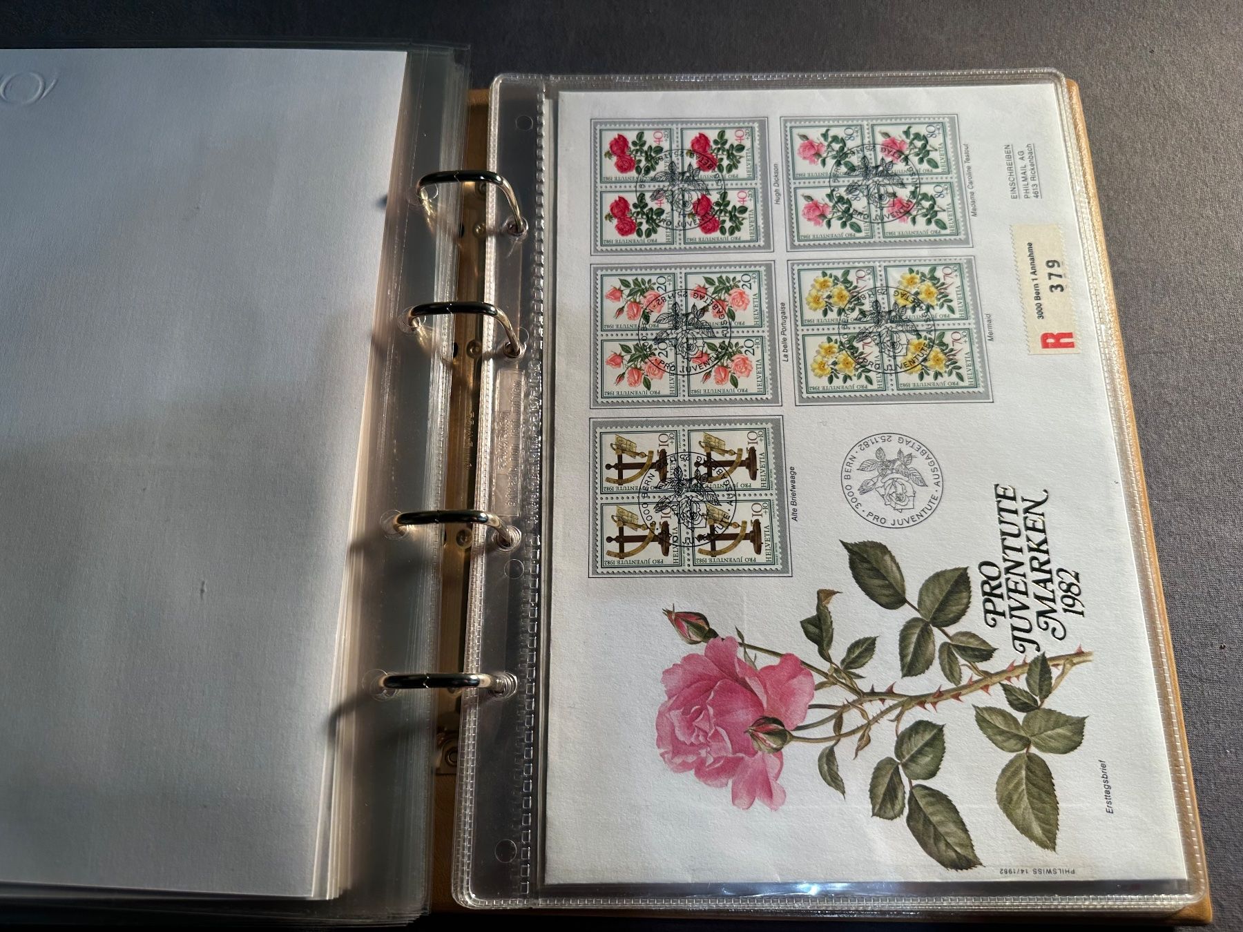 Tutti i francobolli: Sammlung Sammelblätter Schweiz mit Postfrischen** – Usato da Stettfurt venduto da 2442 8