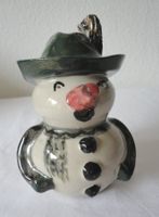 Teelichthalter Schneemann mit Försterhut