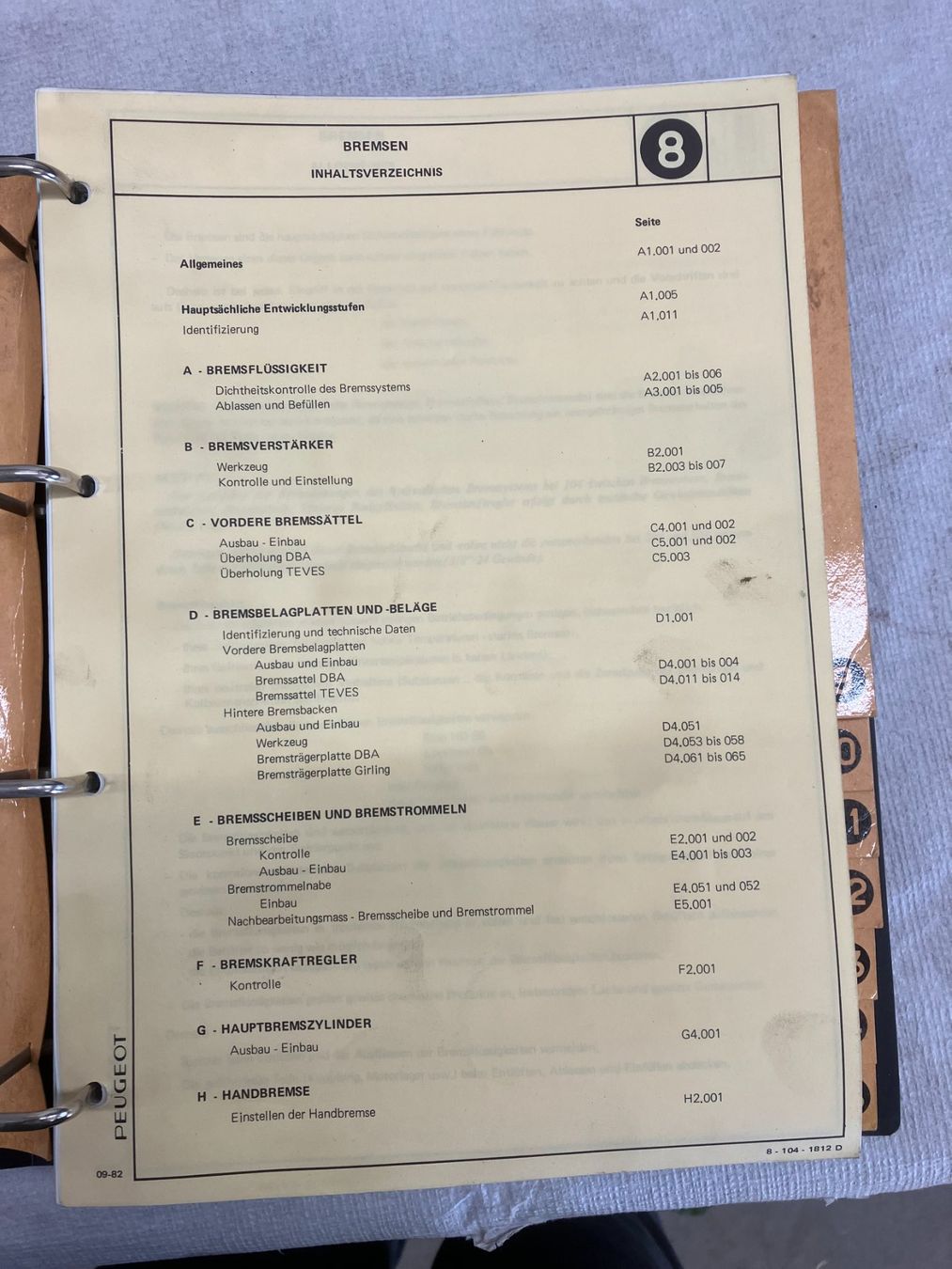 Bücher: Werkstatthandbuch Peugeot 104 – Gebraucht aus Hämikon von Armin15 7