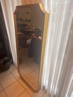 Miroir bordure doré
