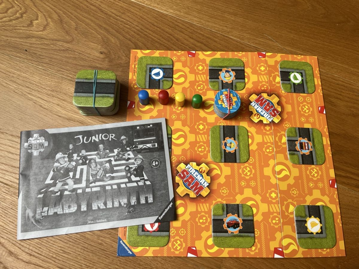 Ravensburger Giochi: Feuerwehrmann Sam Junior Labyrinth Brettspiel Ravensburger  – Usato da Wagen venduto da barch80 2