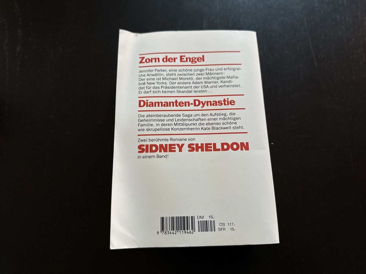 Bücher: Zorn der Engel / Diamanten-Dynastie – Gebraucht aus Erstfeld von Uhu1980 3