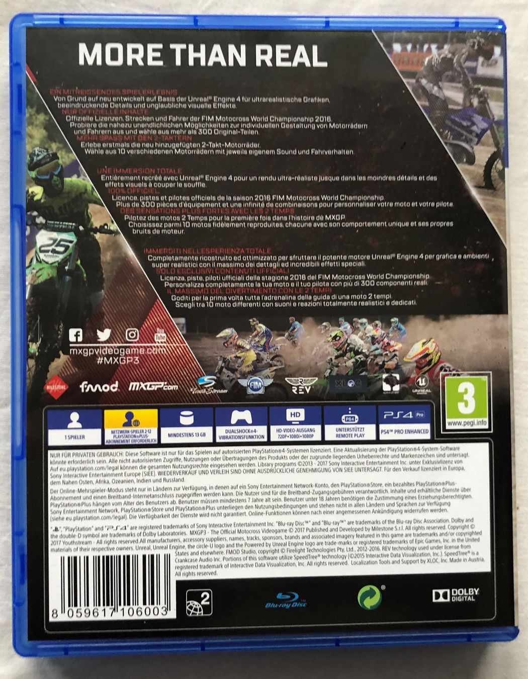 Sony Giochi: PS 4 - MXGP 3 – Usato da Schaffhausen venduto da durruti 2