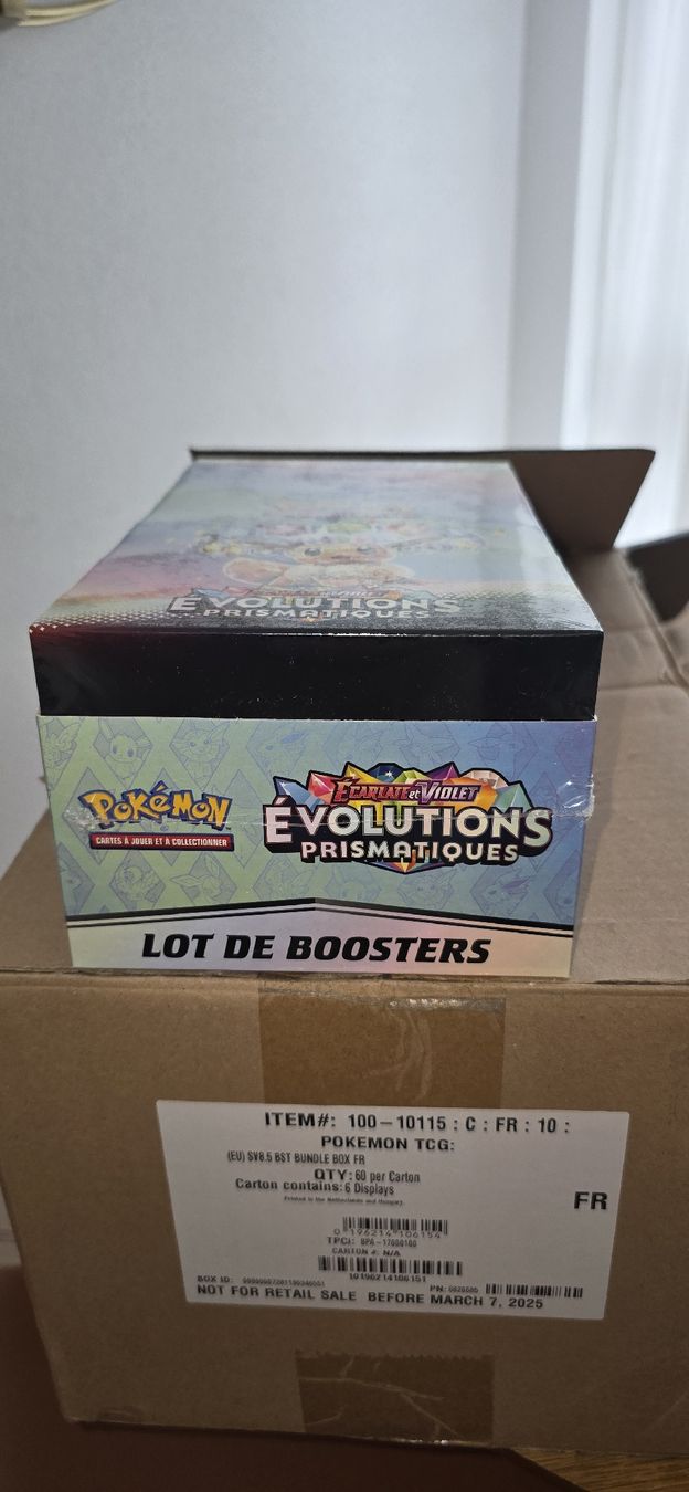 Pokémon Carte collezionabili: Pokemon Prismatic Evolutions Booster Bundle display Fr – Nuovo e nell'imballaggio originale da Lausanne venduto da min_w76q 3