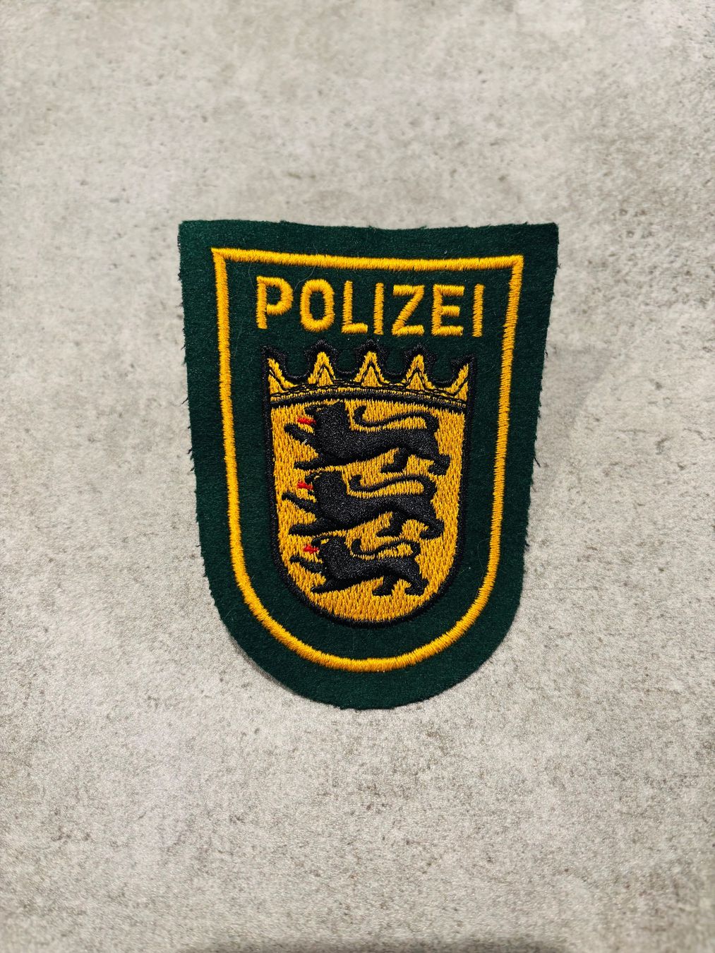 Toppe: Polizei-Aufnäher/Patch der Polizei Baden-Württemberg (D) – Usato da Hittnau venduto da reco87