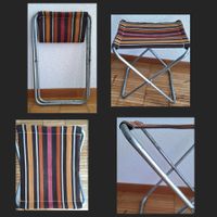 Camping Stühli original vintage