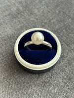 Ring Silber mit weisser Südseeperle