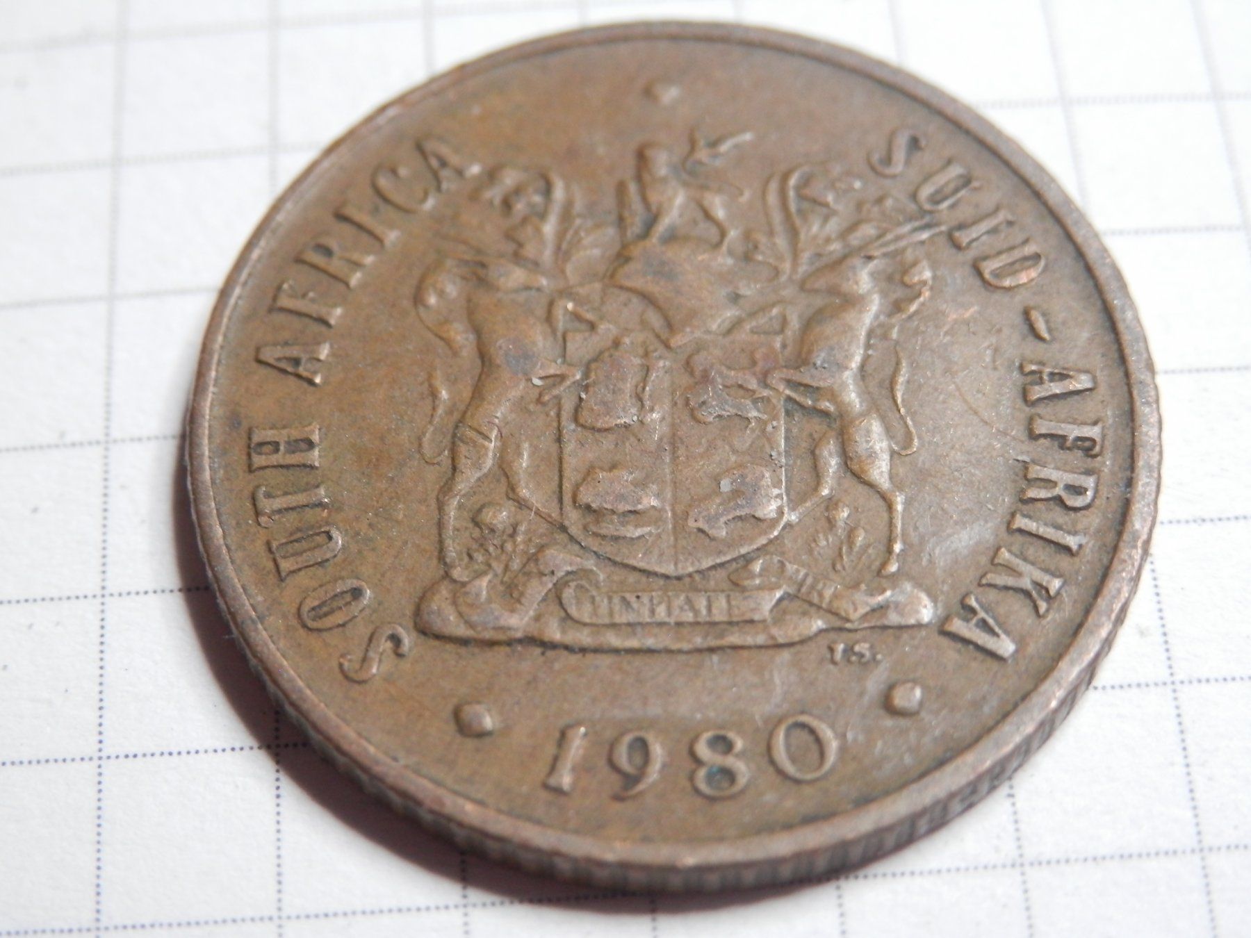 Tutti le monete: Südafrika  2 Cent, 1980 – Usato da Weiach venduto da weiach81 1