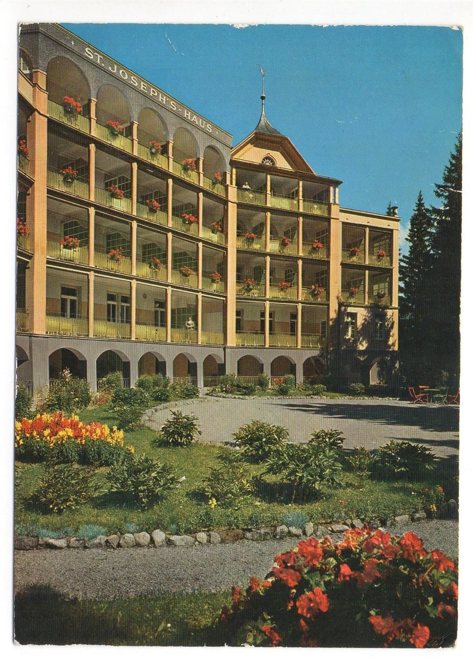 Cartoline postali: DAVOS PLATZ St. Josephshaus – Usato da Jona venduto da philajona