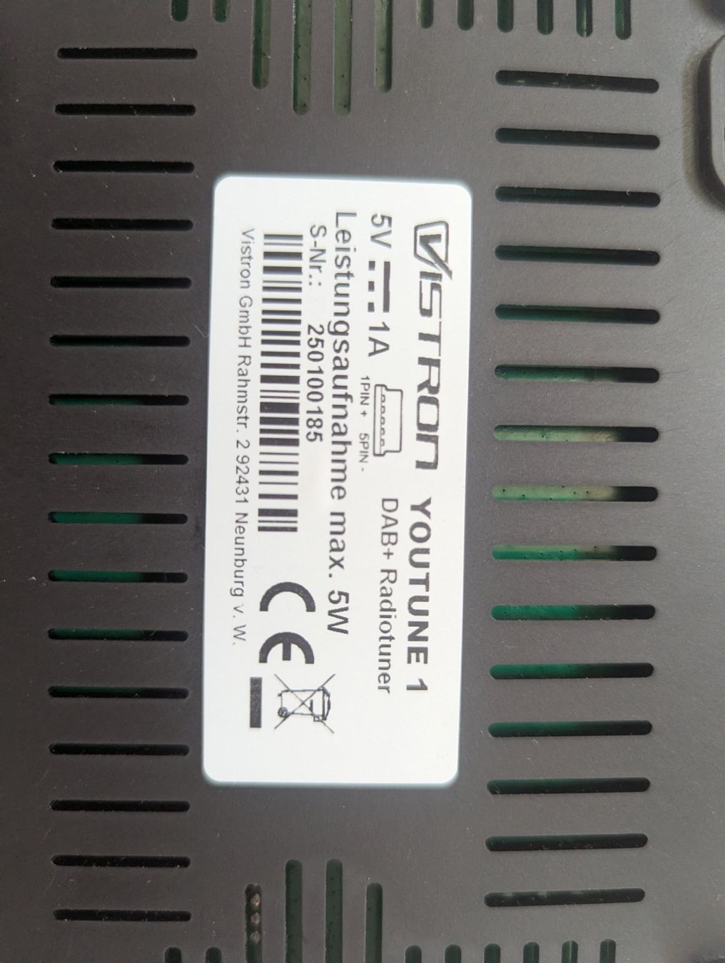 Radio: DAB+ Radiotuner Vistron Youtune 1 – Usato da Steffisburg venduto da rores 3