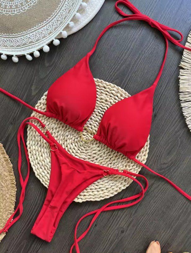 Costumi da bagno & Bikini: Sexy Halter Bikini Rot Gr. M – Nuovo e nell'imballaggio originale da Grosshöchstetten venduto da asi_qp5q