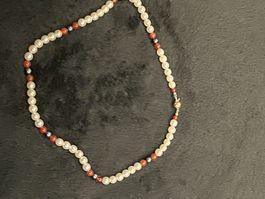 Perlenkette Gold 750