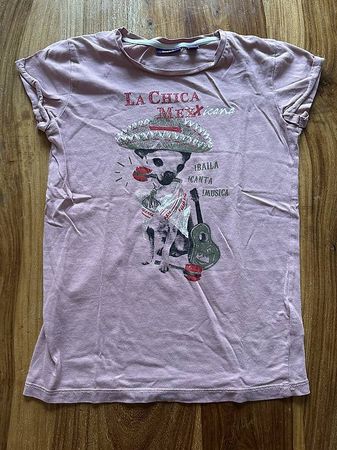 Mexx Shirt Gr. 128 134 Rosa Hund