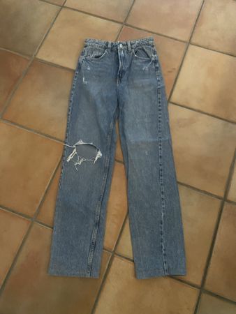 90‘s Straight Ultra High Waist-Jeans, Gr. 32
