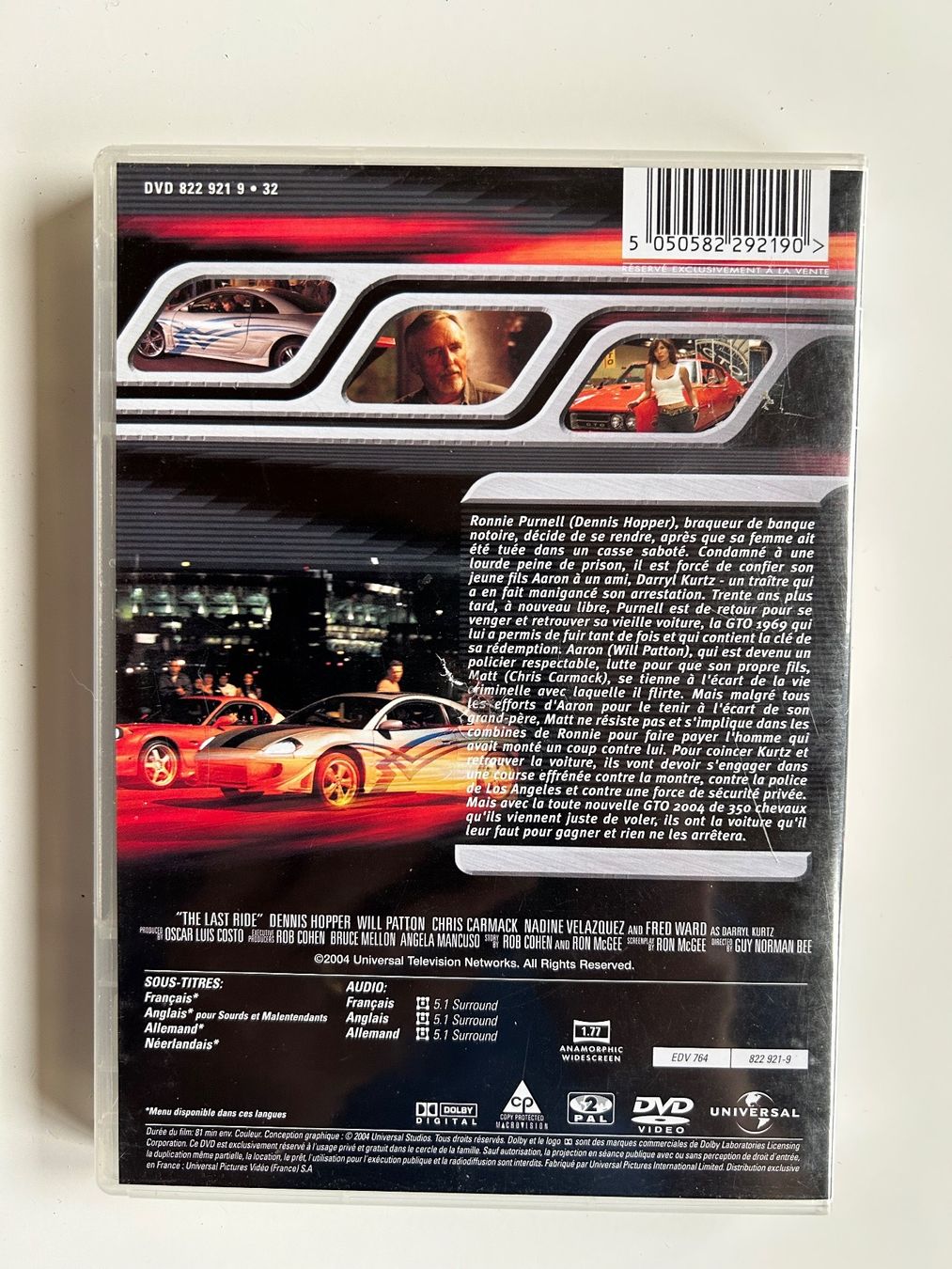 Tutti i DVDs: THE LAST RIDE (DENNIS HOPPER) – Usato da St-Cierges venduto da Crisi53 1