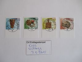 Voll Ort Ersttagsstempel aus 5103 Wildegg