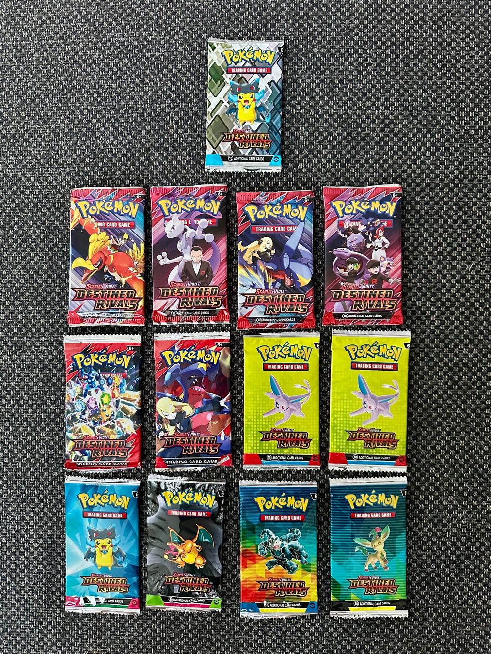 Pokémon TCG Destined Rivals – 13 Booster – EN – Sealed (Neu und ...