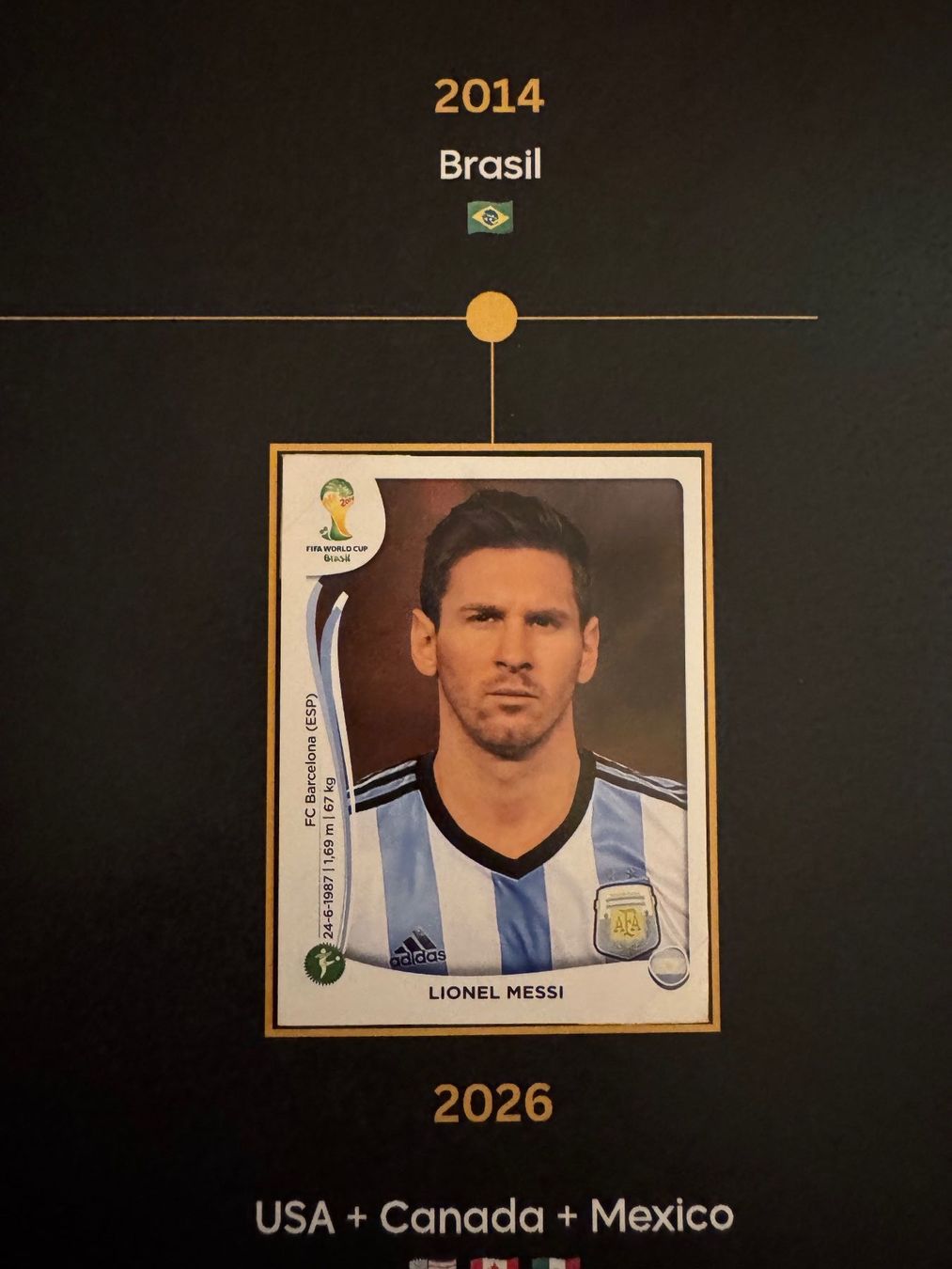 Panini Carte collezionabili: Panini-Plakat Lionel Messi – Nuovo (secondo la descrizione) da Stettlen venduto da DieTaube2.0 3