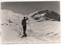 SILVAPLANA Bei der Fuorcla-Surlej, Piz Corvatsch, Ski-Läufer