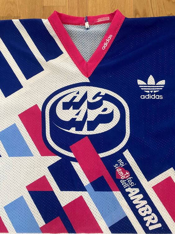 Ambri-Piotta Leibchen & Hosen: HC AMBRI PIOTTA # 21 KEITH FAIR 1993/94 TRIKOT HCAP ADIDAS L – Neu (gemäss Beschreibung) aus Zürich von s-a-w-e 4