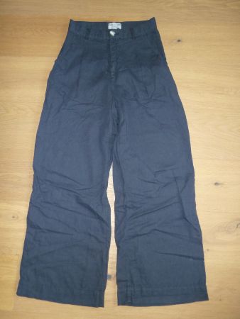 Emile&Ida high waist Leinen/Baumwollhose weites Bein Gr. XS