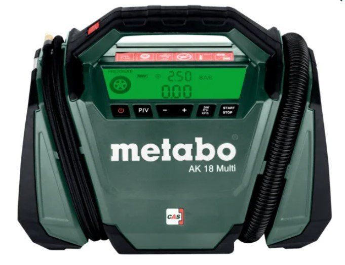 Metabo Compressori: Metabo Akku- Kompressor AK 18 Multi – Nuovo e nell'imballaggio originale da Mönthal venduto da Maschinenhaus 1