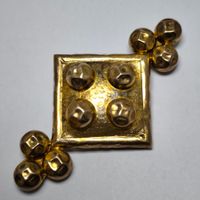 Silber Grande broche moderniste , designer vintage