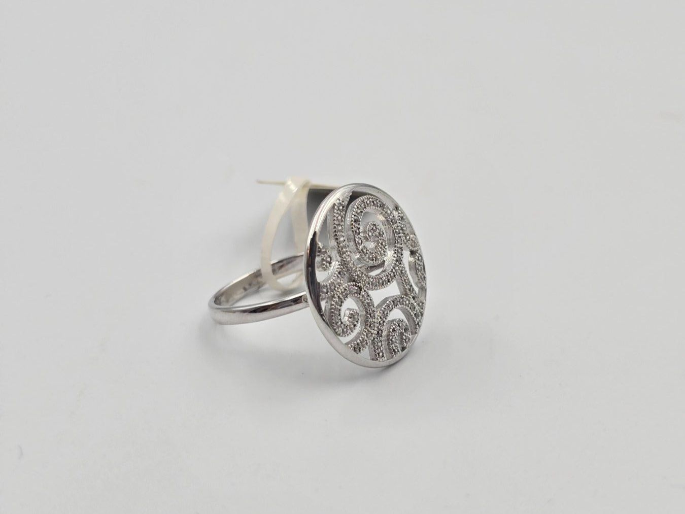 Anelli: Ring Silber 925 Zirkonia Gr. 54 – Nuovo e nell'imballaggio originale da Zug venduto da gold.schmuck