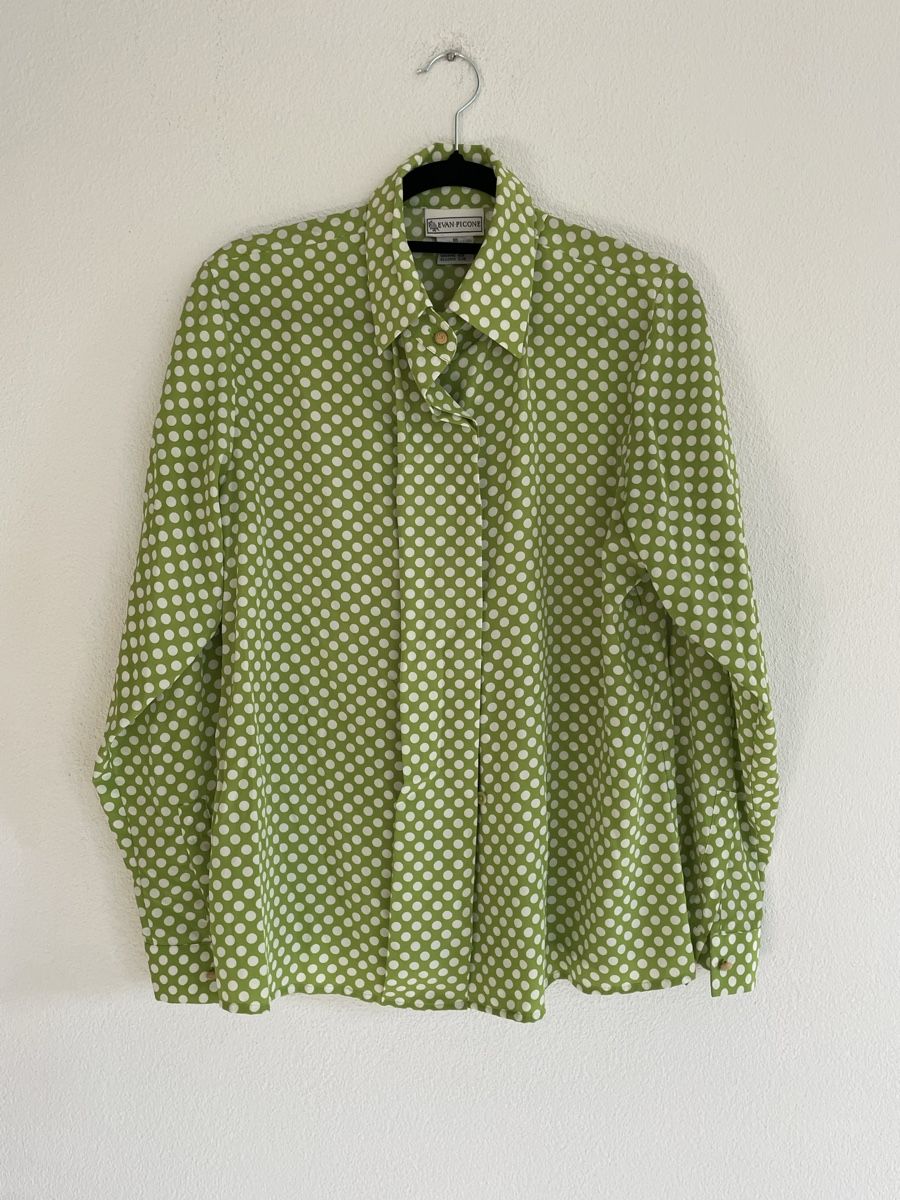 Blusen: Vintage Evan Picone Polka dots Blouse size M – Gebraucht aus Richterswil von Prangins9 1