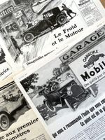 Kervoline Oil - 4 Alte Werbungen / Publicités 1924