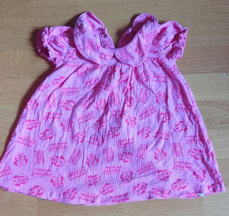 Sommerliches Babykleid Rosa Grösse 74 - Top Zustand!