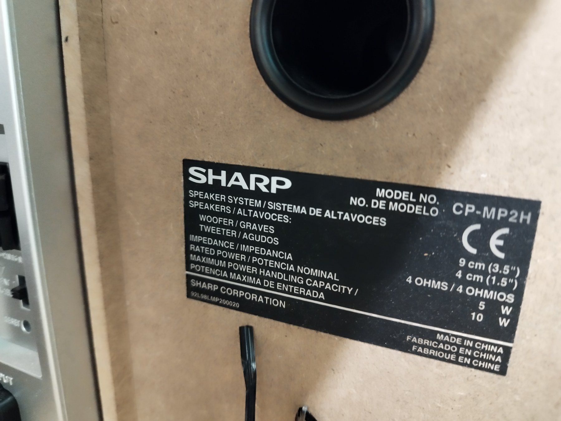 Sharp Lettore multimediale & Streamer: SHARP XL-MP2H Micro Component System 2x Speaker CP-MP2H – Usato da Uster venduto da NEVERLASTTRADING 6