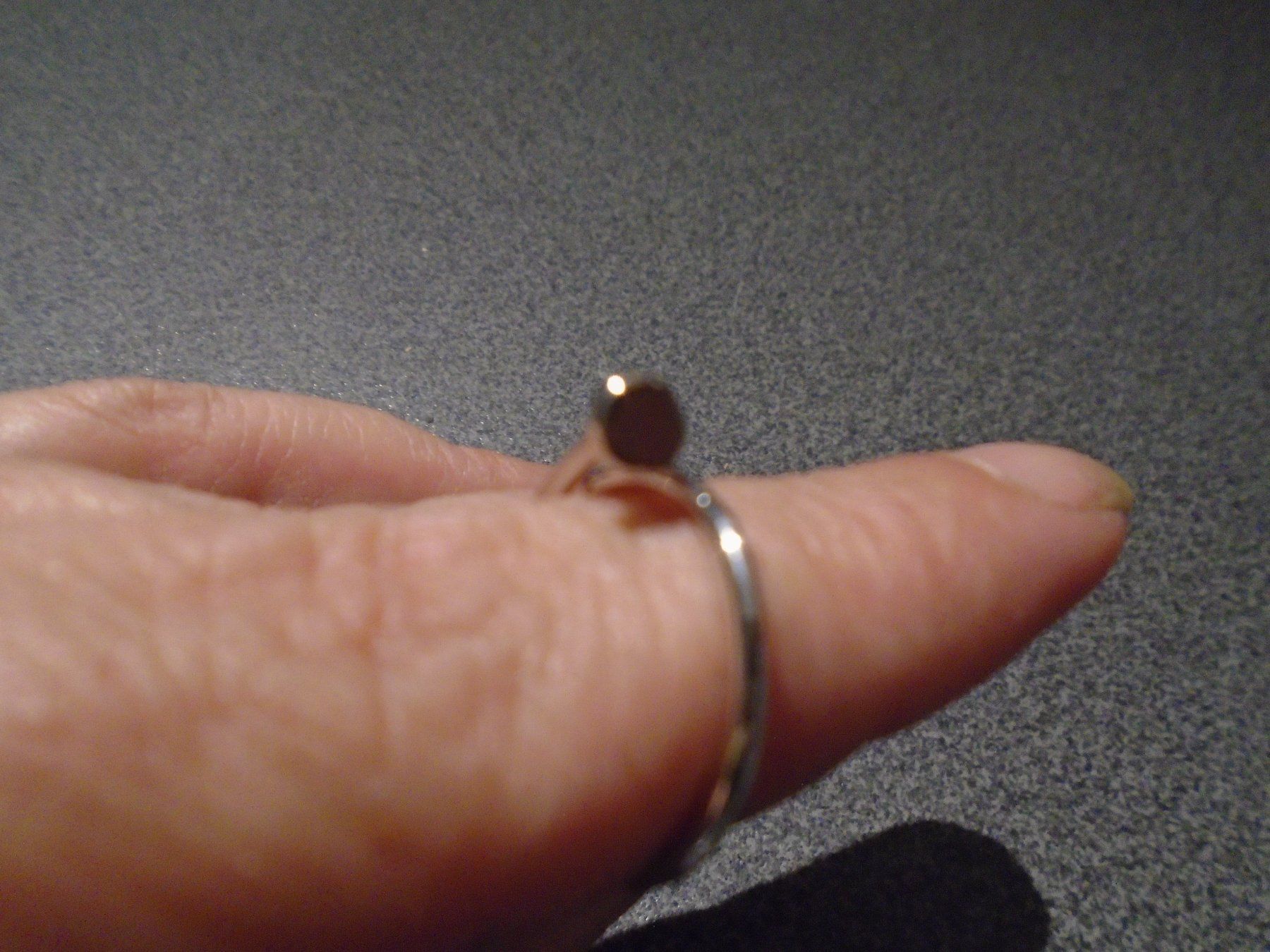 Anelli: Ring, verstellbar, silberfarbig, vorne eine Scheibe – Nuovo e nell'imballaggio originale da Zürich venduto da abraxas1291