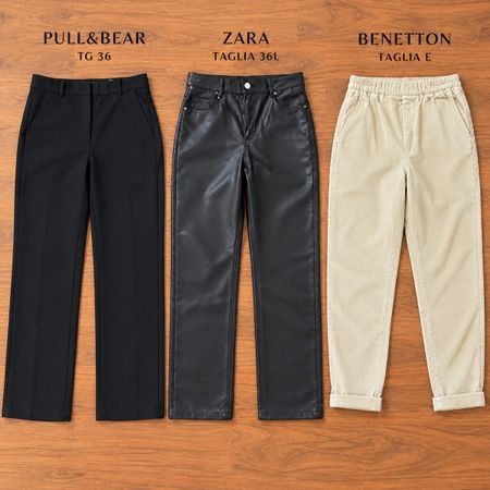 3 Hosen Paket Pull&Bear Zara Benetton Grösse 36 E