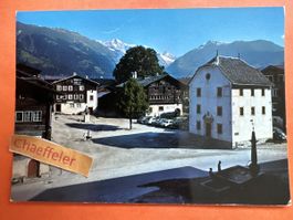 1987 Ernen, Wallis, Gasthaus St. Georg, Rathaus und Tellhaus