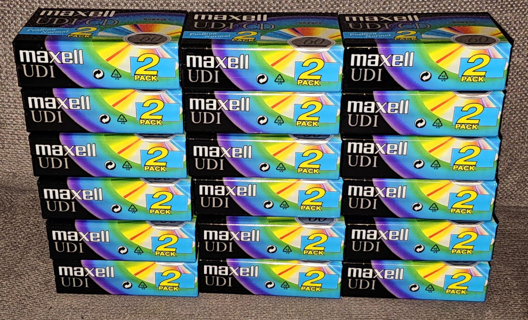 Musicassette: DUO PACK  MAXELL"UDI 60 COBALT" – Nuovo e nell'imballaggio originale da LAUSANNE venduto da Mistersound 4