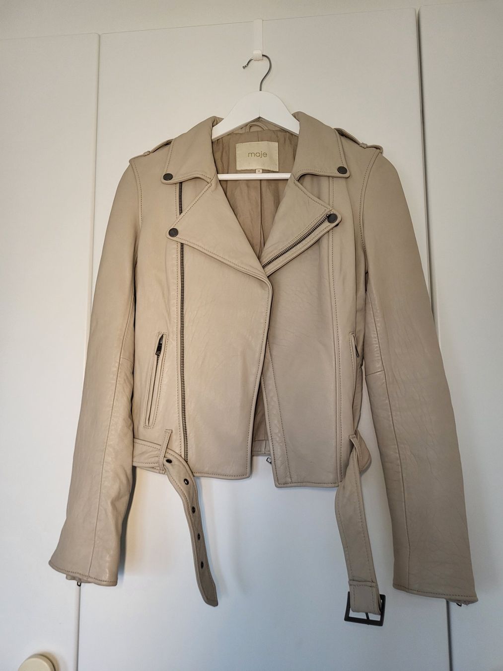 Maje Giacche: Veste en cuir "Maje" – Nuovo (secondo la descrizione) da St-Prex venduto da natali78 1
