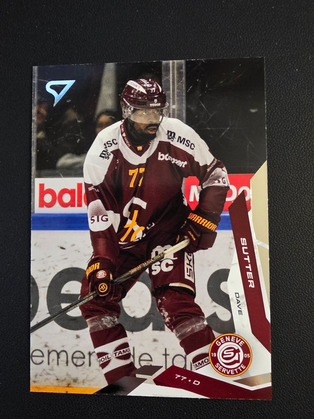 Sportzoo Carte collezionabili: 2025/26 HC Genf-Servette Dave Sutter Base - Series 2 – Usato da Bauma venduto da Yotanke