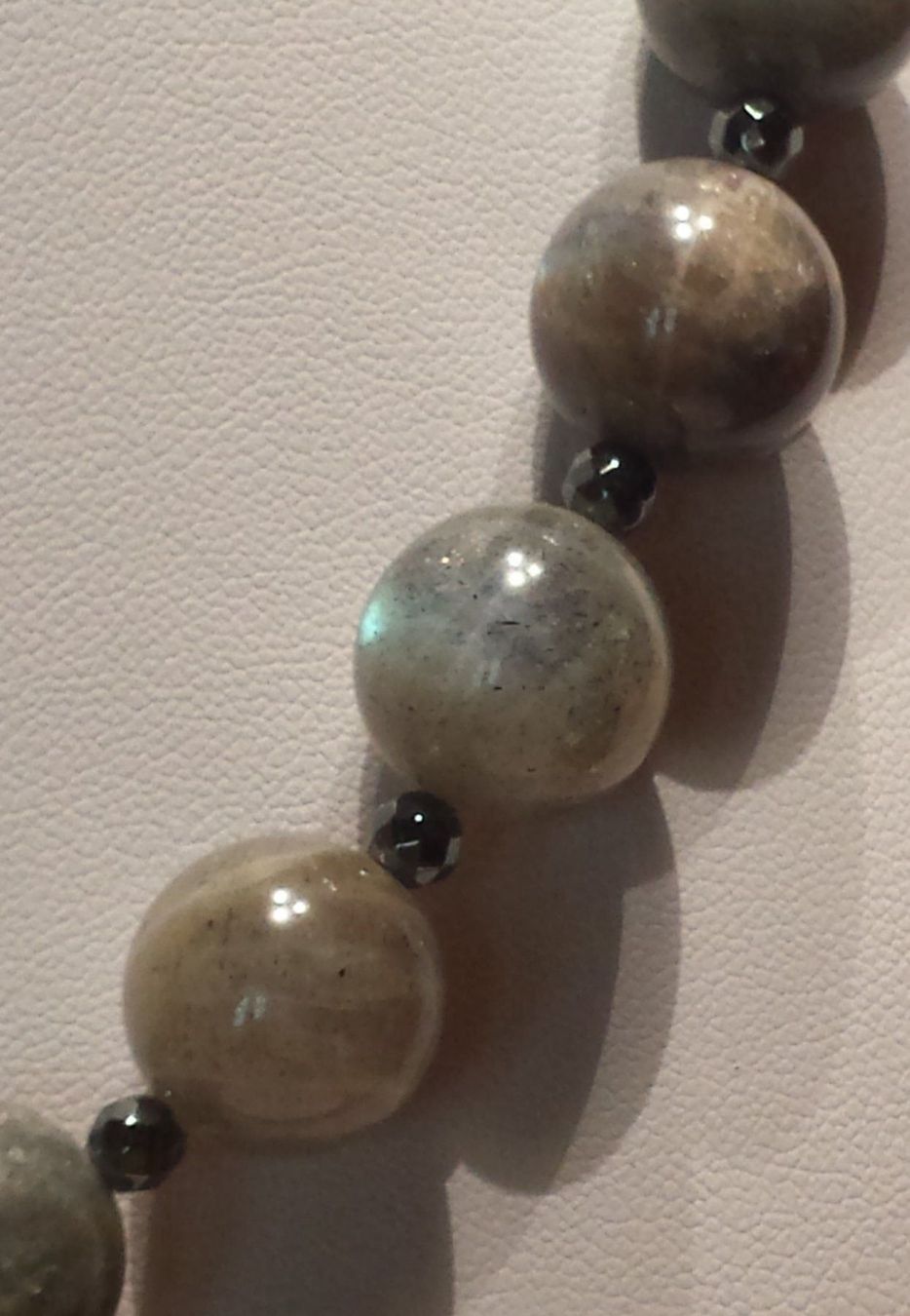 Catenine: NEU: Edel Labradorit Kette Collier Edelstein Schmuck – Nuovo (secondo la descrizione) da Matten b. Interl venduto da EdelsteineInterlaken 2