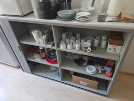 Lampertz Büroschrank / Sideboard mit Rollladen – B 160 cm