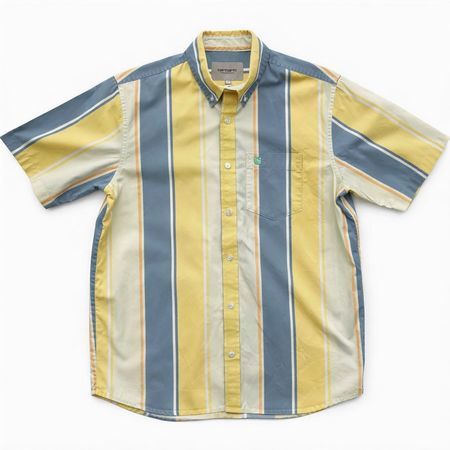 Carhartt WIP Gilman Shirt I030011 100% Baumwolle Top Zustand