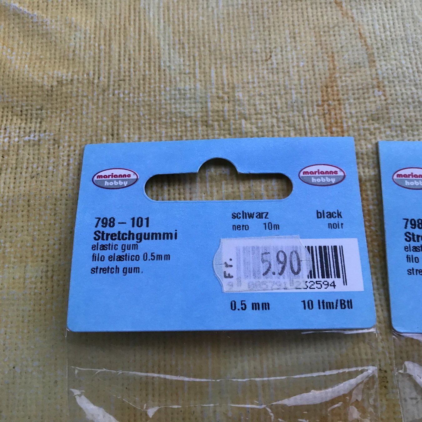 Tessuti: LOT STRETCHGUMMI SCHWARZ – Nuovo e nell'imballaggio originale da Ostermundigen venduto da Wyatt-Earp 3