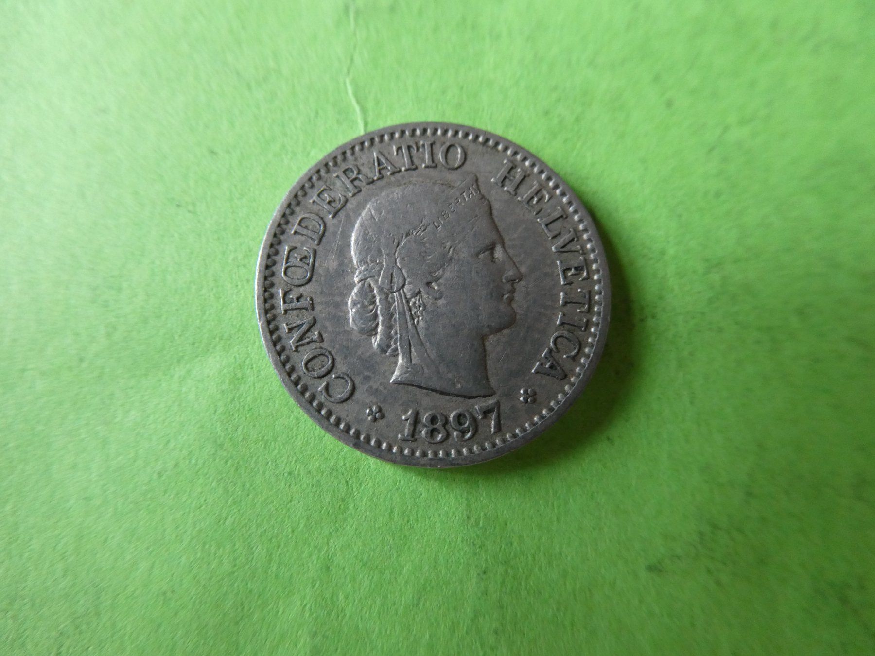 Tutti le monete: Schweiz 1897, 10 Rappen – Usato da Hinterforst venduto da Rohusri