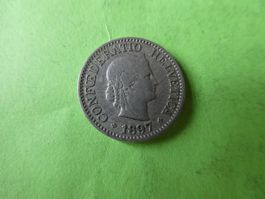 Schweiz 1897, 10 Rappen