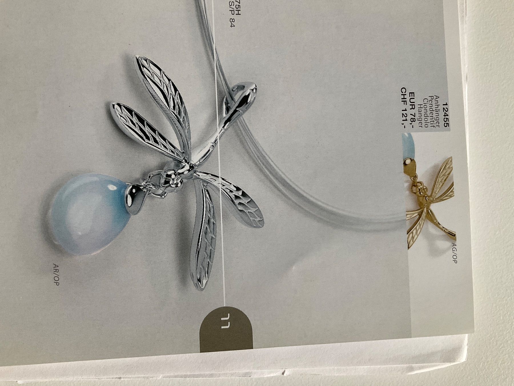 Collier Et Broche Ange Par Pierre Lang - Doré - Occasion - Origine France