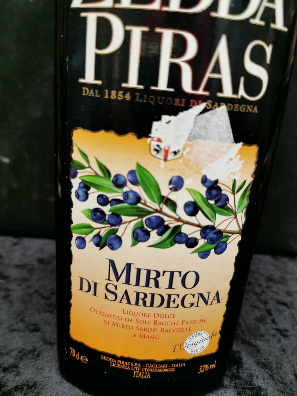Spirituosen: ZEDDA PIRAS MIRTI DE SARDEGNA – Neu (gemäss Beschreibung) aus Genève von Leboucheoreilles 1
