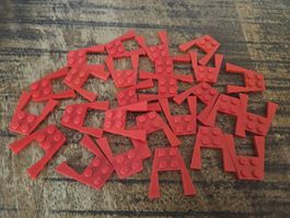 lego 43719 lot de 25 pièces Red Wedge, Plate 4 x 4