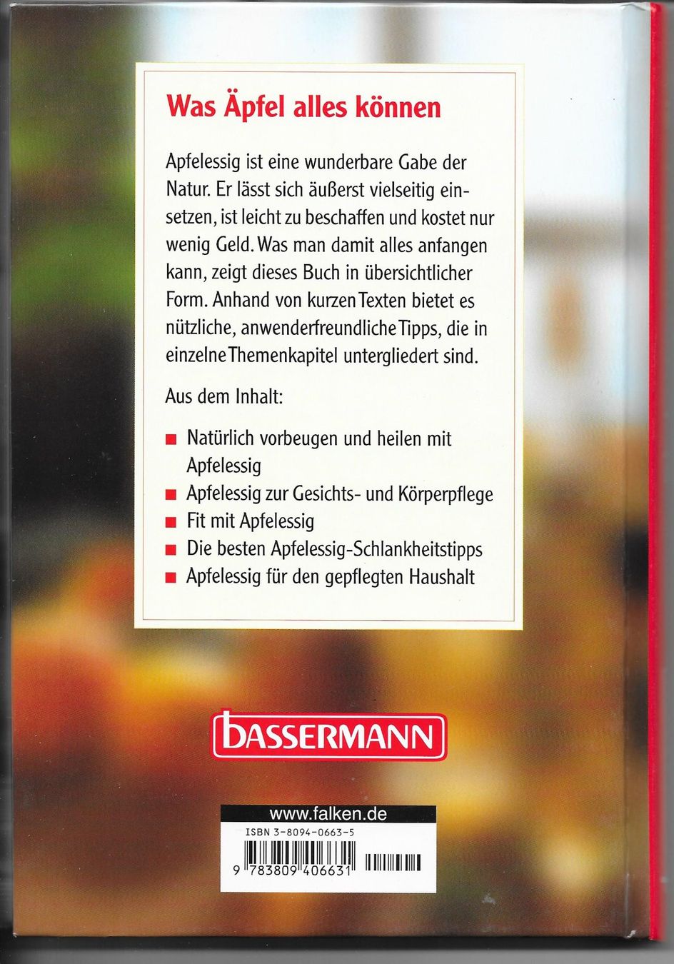 Livres: Die besten Apfelessig-Tipps – D'occasion à Lausanne par jag_sj6f 1
