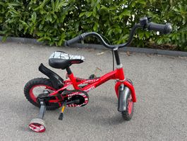 Vélo enfant rouge,parfait pour apprendre